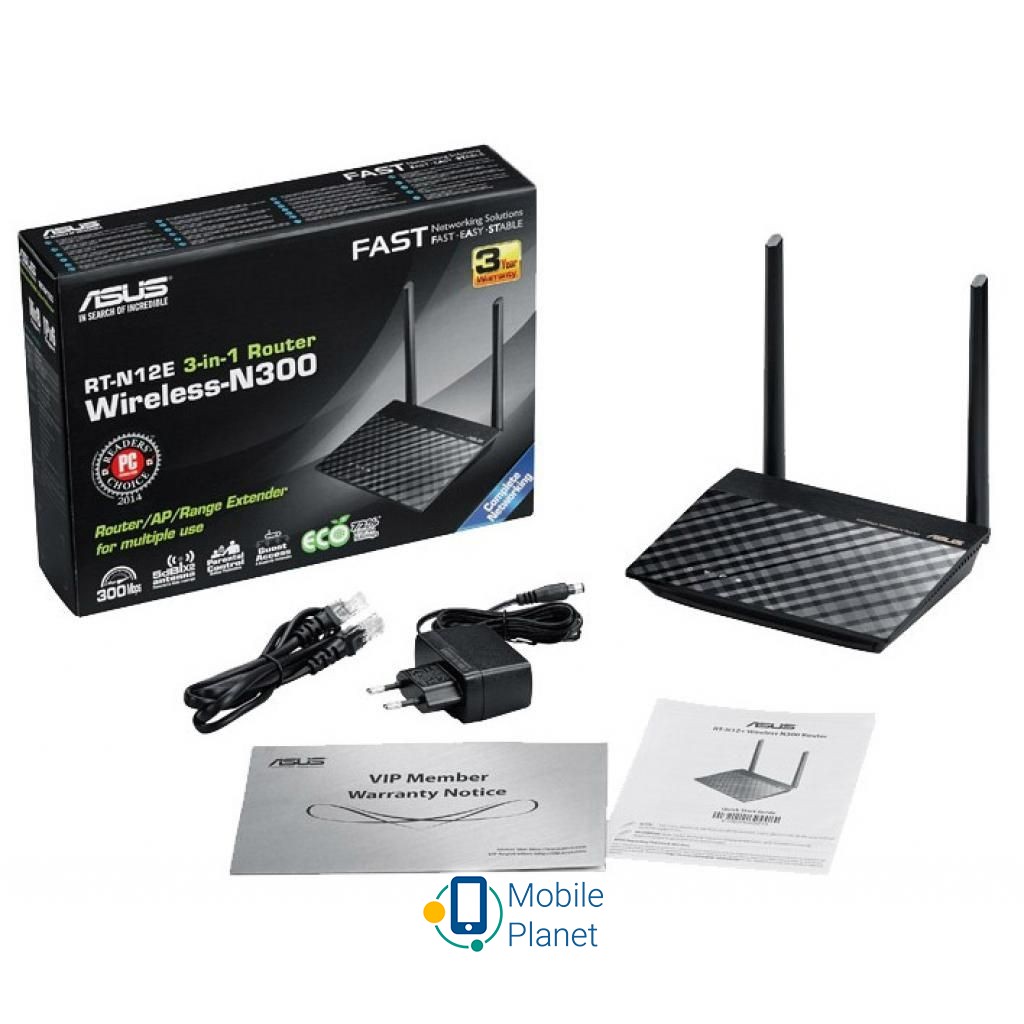 ASUS RT-N12E B1 (RT-N12E_B1) (UA) Режими роботи: провідний