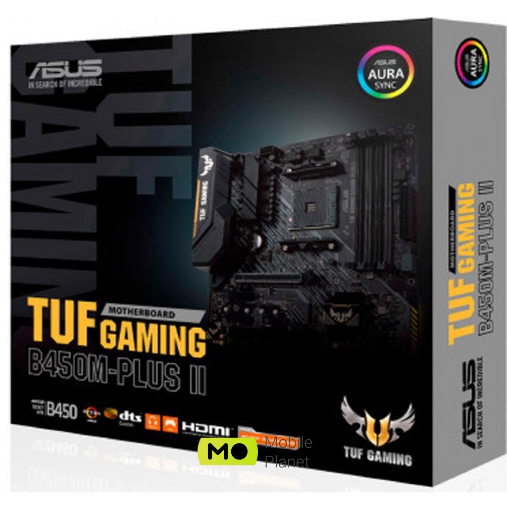 ASUS TUF GAMING B450M-PLUS II (90MB1620-M0EAY0) (UA) Вид: для комп'ютера; Призначення: