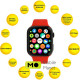 AURA X2 Pro 44mm Red (SWAX244R) (UA)