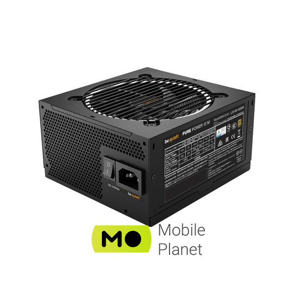 be quiet! Pure Power 12 M 1200W 80 Plus Gold (BN346) EU Максимальная мощность, Вт: 1200 Вт;