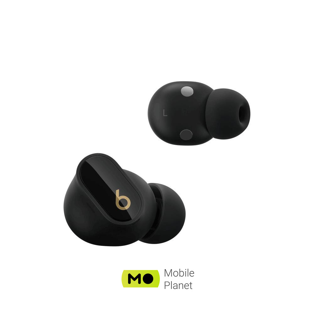 イヤホン Beats Studio Buds+ Black/Gold Beats by Dr. Dre Studio Buds+ Black/Gold (MQLH3) купити у Львові