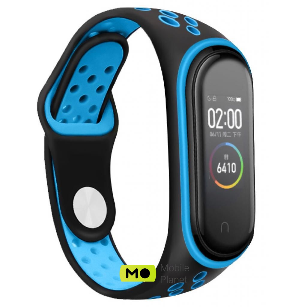 BeCover Nike Style для Xiaomi Mi Smart Band 5 Black-Red (705153) (UA) Сумісність: Xiaomi Mi Band 5; Колір: