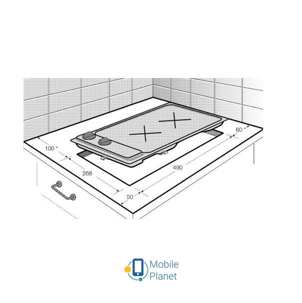 Beko HDCE 32200 X Вид поверхности Domino; Цвет