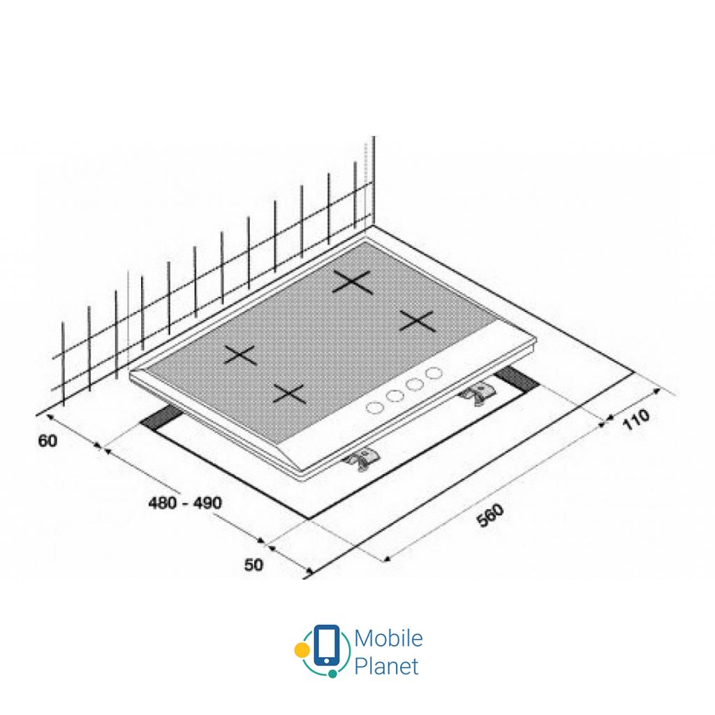 BEKO HIAW 64225 SX Тип поверхні: газова; Матеріал