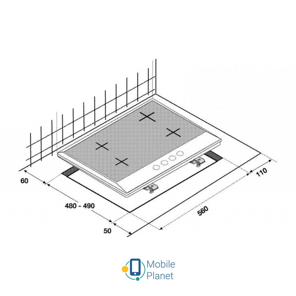 BEKO HILW64225SW Тип поверхні: газова; Матеріал