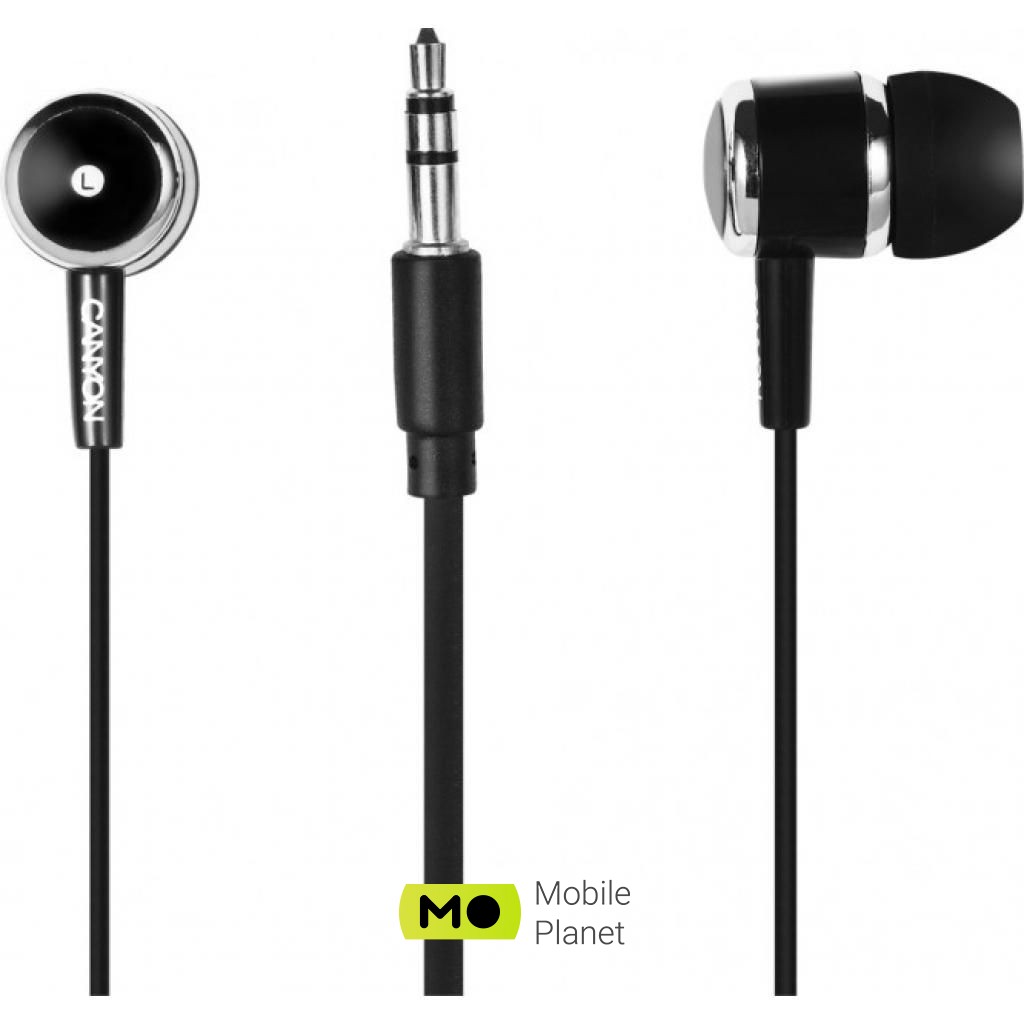 CANYON Black (CNE-CEPM01B) (UA) Інтерфейс підключення штекер 3.5 мм