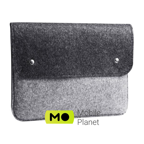 Чехол для ноутбука Gmakin 14 Macbook Pro, Black/Gray (GM05-14) (UA) Рекомендуемый размер ноутбука: