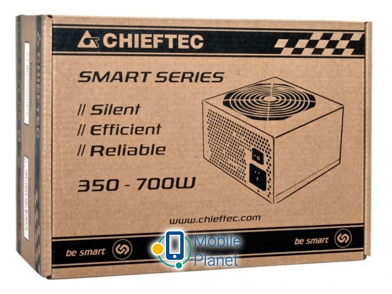 Chieftec 500W GPS-500A8 BOX EU Максимальная мощность, Вт: 500;