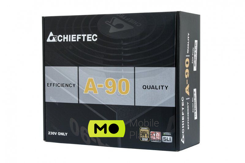 Chieftec A90 750W 80 Plus Gold (GDP-750C) EU Максимальна потужність, Вт  750 Вт