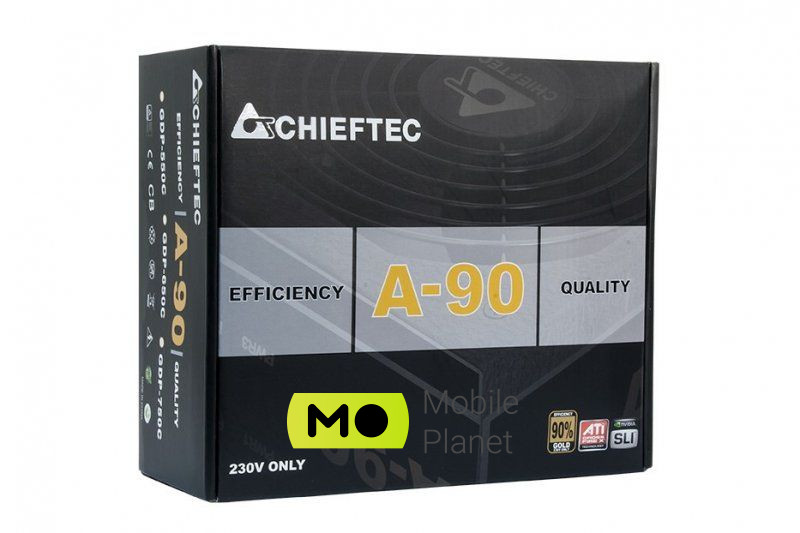 Chieftec A90 750W 80 Plus Gold (GDP-750C) EU Стандарт  ATX