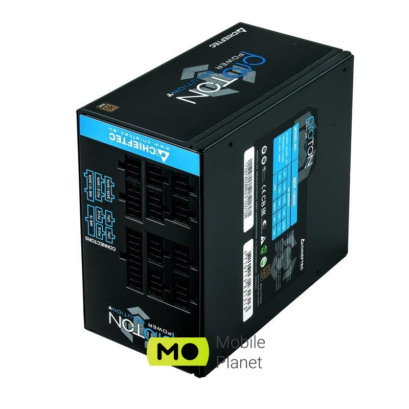 Chieftec Proton 850W 80 Plus Bronze (BDF-850C) EU Максимальна потужність: 850;