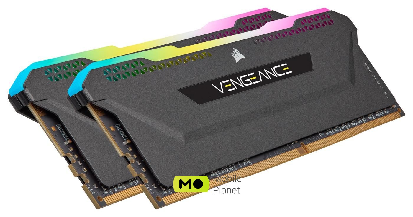 Corsair 16GB (2x8GB) 3200MHz CL16 Vengeance RGB PRO SL (CMH16GX4M2E3200C16) EU Серії: RGB PRO Vengeance; Тип пам'яті: DDR4;