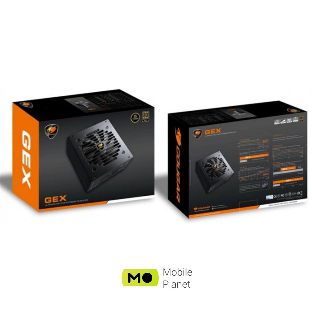 Cougar 750W (GEX 750) (UA) Тип БП: для комп'ютерів; Стандарт