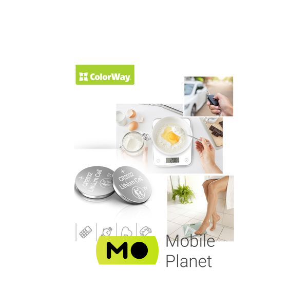 CR 2032 Lithium Power (літієві) * 5 blister ColorWay (CW-BACR2032-5BL) (UA) Форма батареї: пігулка;