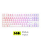 Dark Project One KD87A PBT Mechanical Gateron Yellow White (DPO-KD-87A-104100-GYL) (UA)