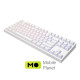 Dark Project One KD87A PBT Mechanical Gateron Yellow White (DPO-KD-87A-104100-GYL) (UA)