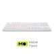 Dark Project One KD87A PBT Mechanical Gateron Yellow White (DPO-KD-87A-104100-GYL) (UA)