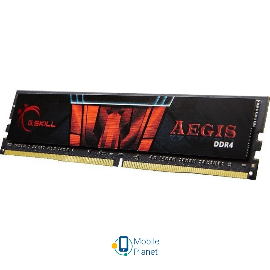 DDR4 16GB 2400 MHz Gaming Series - Aegis G.Skill (F4-2400C15S-16GIS) (UA) Тип пам'яті: DDR 4; Обсяг пам'яті: 16