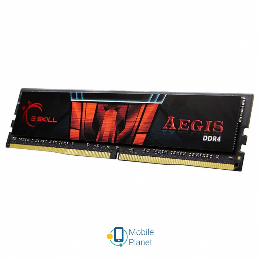 DDR4 16GB 2666 MHz AEGIS Black G.Skill (F4-2666C19S-16GIS) Тип пам'яті: DDR 4; Обсяг пам'яті: 16