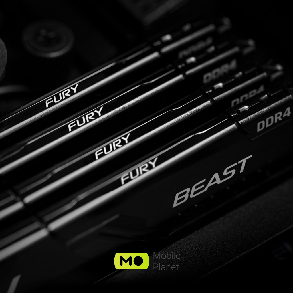 DDR4 32GB (2x16GB) 3200 MHz Fury Beast Black HyperX (Kingston Fury) (KF432C16BB1K2 / 32) Тип пам'яті DDR4