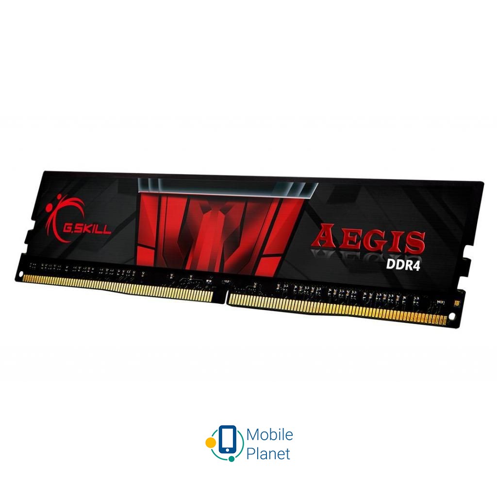 DDR4 8GB 2400 MHz Aegis G.Skill (F4-2400C17S-8GIS) (UA) Тип пам'яті: DDR4; Обсяг пам'яті: 8 GB;