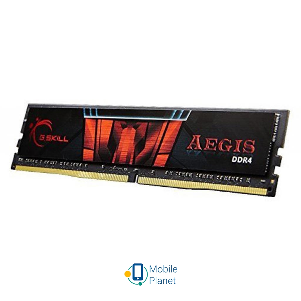 DDR4 8GB 3000 MHz Aegis G.Skill (F4-3000C16S-8GISB) Тип пам'яті: DDR 4; Обсяг пам'яті: 8