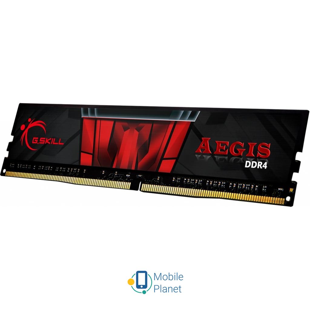 DDR4 8GB 3200 MHz Aegis G.Skill (F4-3200C16S-8GIS) Тип пам'яті: DDR4; Обсяг пам'яті: 8 GB;