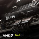 DDR4 8GB 3200 MHz Fury Beast Black HyperX (Kingston Fury) (KF432C16BB / 8)