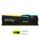 DDR5 16GB (2x8GB) 5200 MHz FURY Beast RGB Kingston Fury (ex.HyperX) (KF552C40BBAK2-16) (UA)