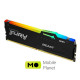 DDR5 16GB 5200 MHz Beast Black RGB Kingston Fury (ex.HyperX) (KF552C40BBA-16) (UA)
