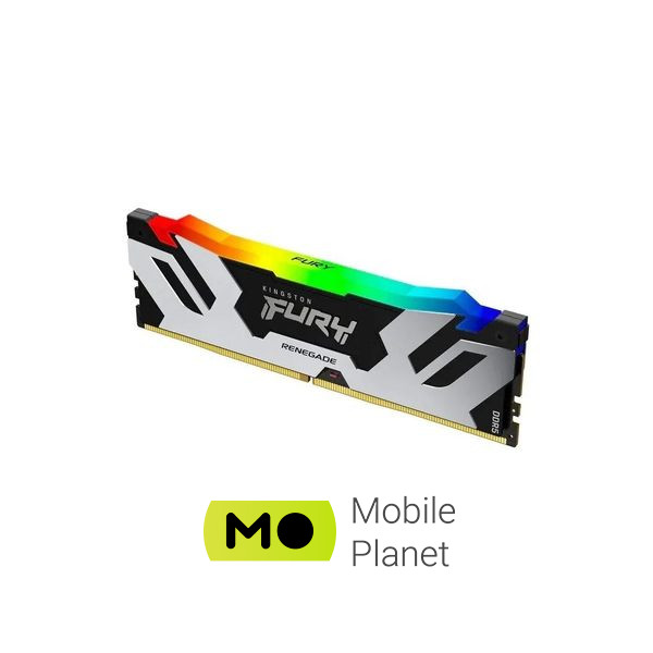 DDR5 16GB 6400 MHz Renegade RGB Kingston Fury (ex. HyperX) (KF564C32RSA-16) (UA) Тип пам'яті: DDR5; Об'єм пам'яті: 16