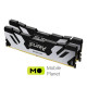 DDR5 32GB (2x16GB) 6400 MHz FURY Renegade Silver Kingston Fury (ex.HyperX) (KF564C32RSK2-32) (UA)