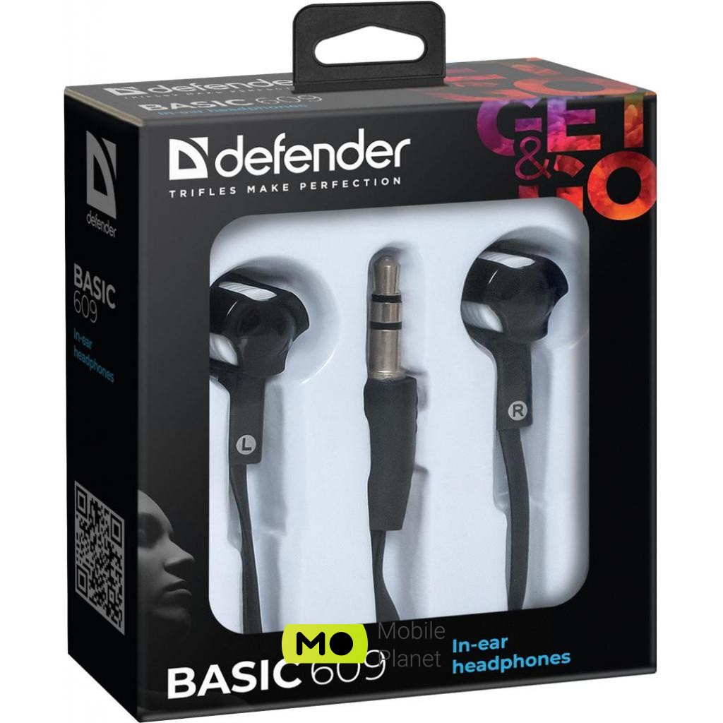 Defender Basic 609 Black-White (63609) Колір: White, Black; Тип пристрою: