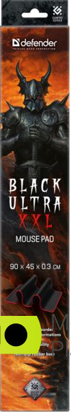 Defender Black Ultra XXL 900*450*3мм (50564) (UA) Материал: Ткань; Резина;