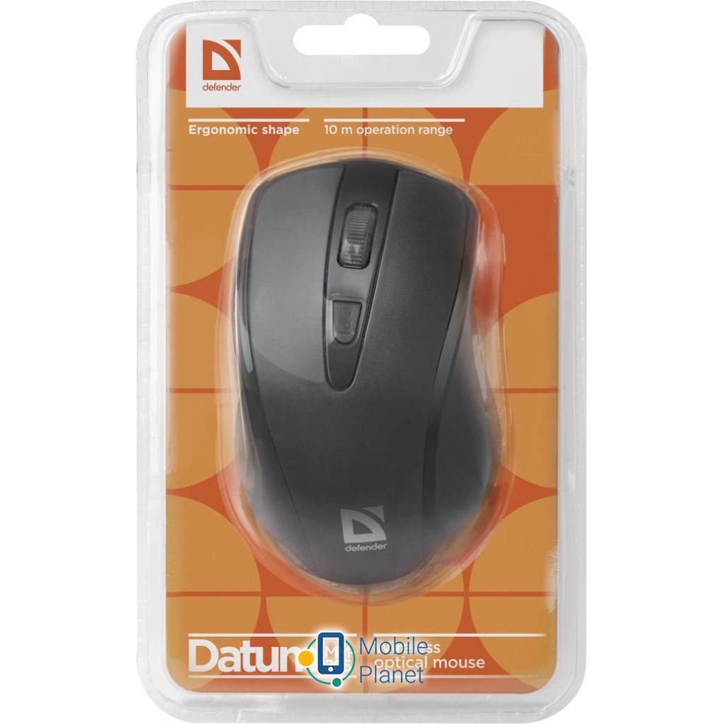 Defender Datum MM-265 Black (52265) (UA) Тип: Бездротові; Призначення:
