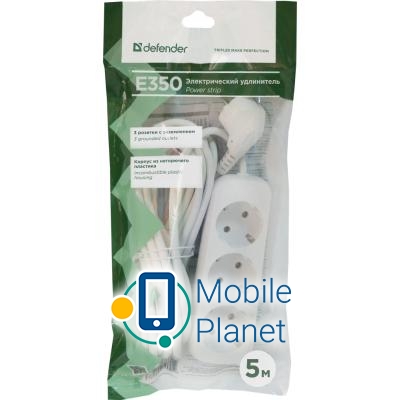 Defender E350 5.0 m 3 роз white (99223) (UA) Тип: подовжувач; Сумарна