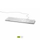 Dell Multimedia Keyboard-KB216 - White (580-ADGM) (UA)