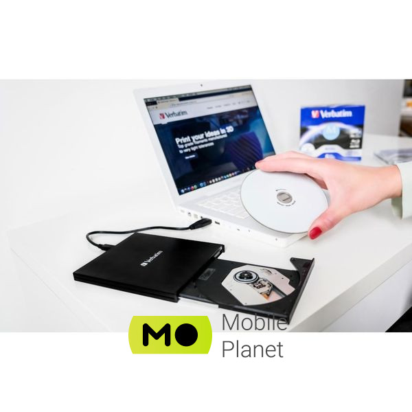 DVD-RW Verbatim 43889 (UA) Призначення: зовнішній;