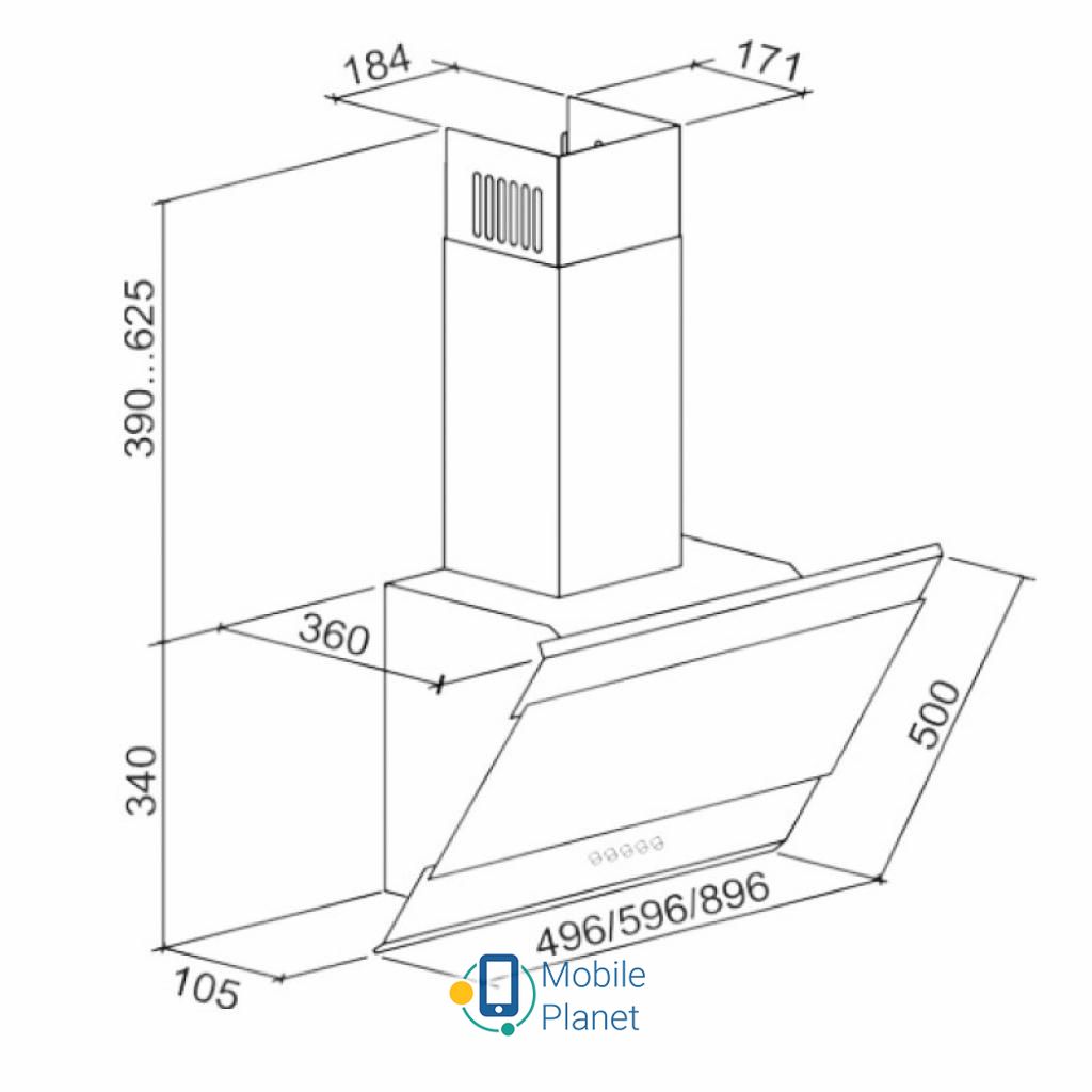 ELEYUS Focus 700 60 BL (UA) Тип: похила; Фільтри: