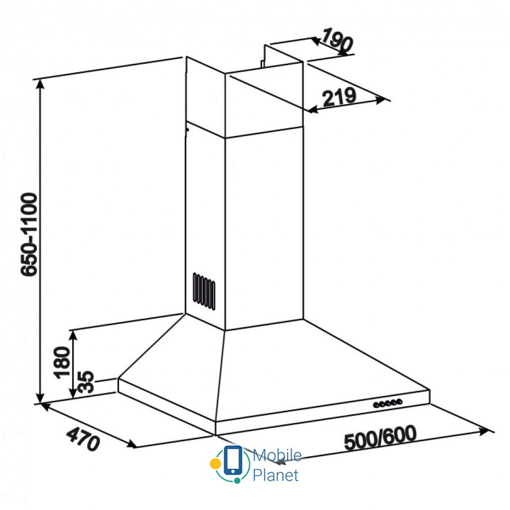 ELEYUS KENT 700 60 IS (UA) Фільтри: алюмінієвий; Тип: