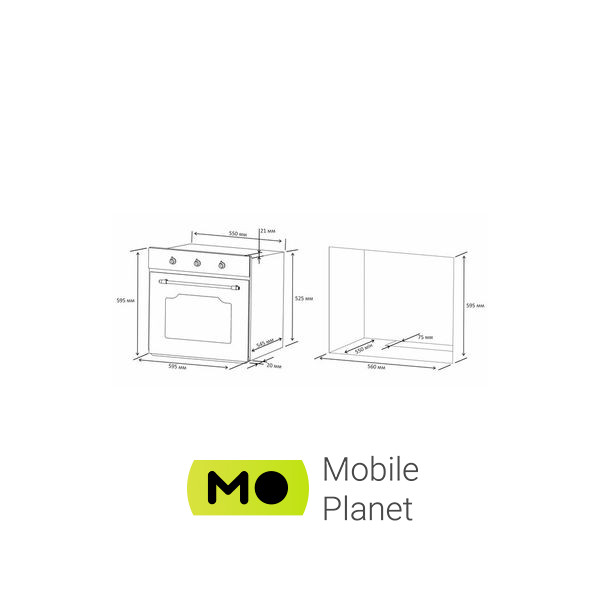 Eleyus SELENA 6006 BL+RB (UA) Управління: механічне; Об'єм: 62 л;