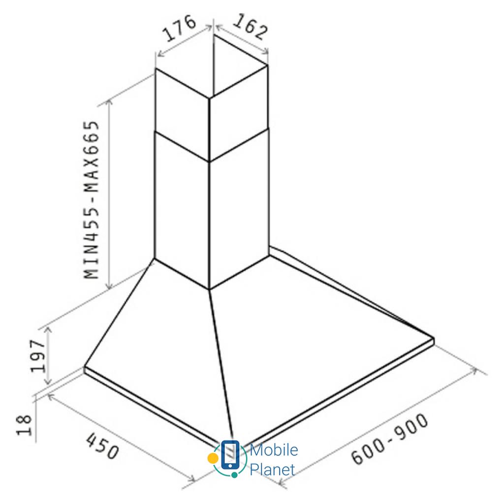 ELICA MISSY LUX WH/A/60 Фільтри: алюмінієвий; Тип: