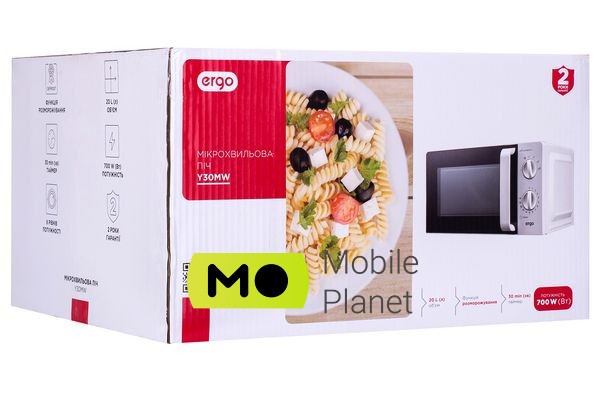 ERGO Y30MW Тип СВЧ: Звичайна (соло); Тип