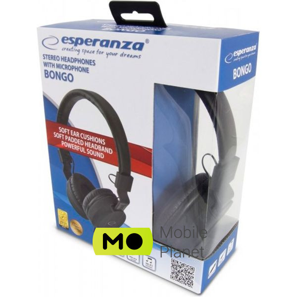 ESPERANZA Bongo Black (EH212K) (UA) Модель: Bongo; Підключення: