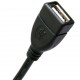 EXTRADIGITAL OTG USB 2.0 AF - Micro USB M, 0.1m, 28 AWG, Hi-Speed (KBO1623) (UA)