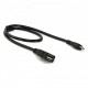 EXTRADIGITAL OTG USB 2.0 AF - Micro USB M, 0.5m, 30 AWG, Hi-Speed (KBO1617) (UA)
