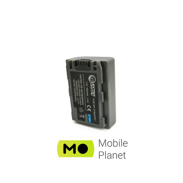 Extradigital Sony NP-FP50 (BDS2667) (UA) Виробник камери: Sony; Місткість:
