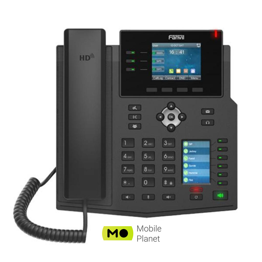 Fanvil X4U (UA) Голосові кодеки: G.726, G.729AB, Opus, G.7231