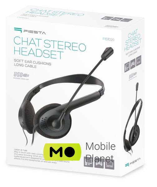 Fiesta Mic FIS1020 Stereo USB (FIS1020) (UA) Тип підключення: Проводове; Тип