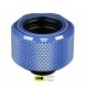 Фітинг для СВО ThermalTake Pacific C-Pro G1 / 4 PETG 16mm OD Fitting Kit - Blue (CL-W210-CU00BU-B) (UA)
